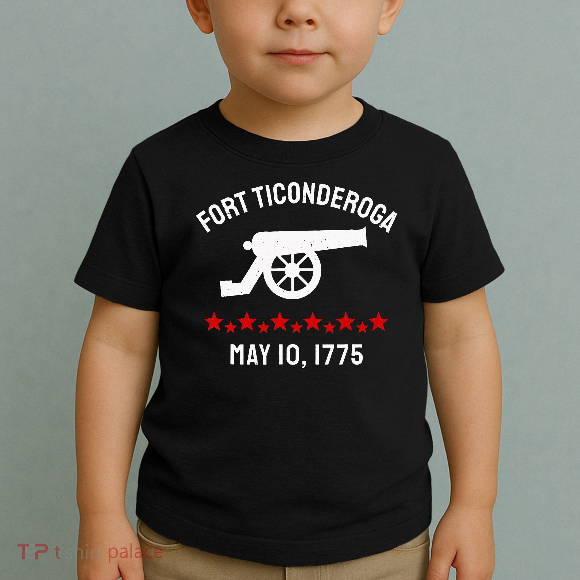 Capture Fort Ticonderoga Cannon Revolutionary War Toddler T-Shirt