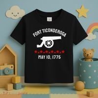 Capture Fort Ticonderoga Cannon Revolutionary War Toddler T-Shirt thumb 3