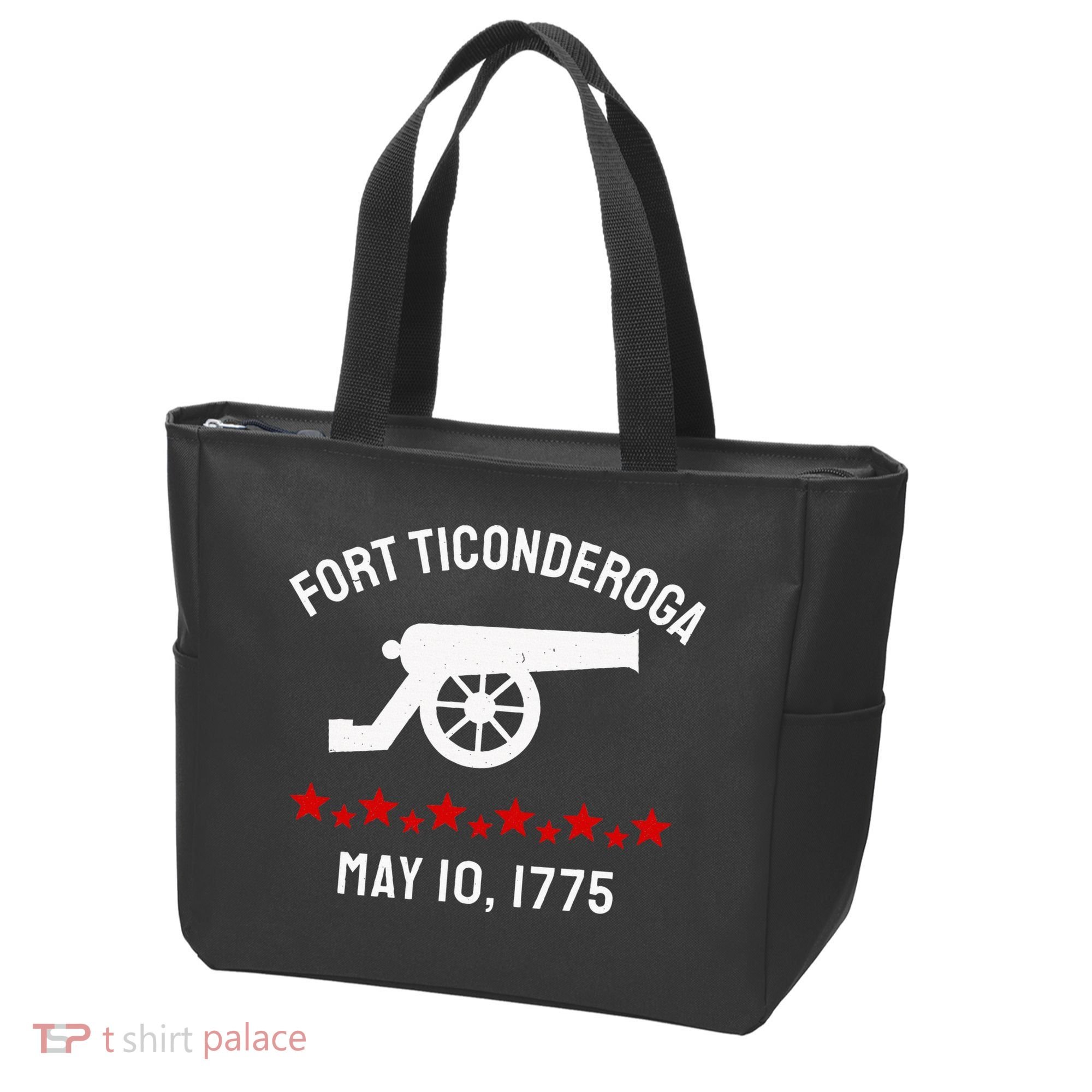 Capture Fort Ticonderoga Cannon Revolutionary War Tote Bag