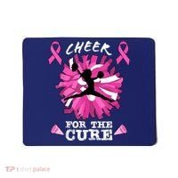 Cheer For The Cure Breast Cancer Awareness Month Cheerleader Mousepad thumb 0