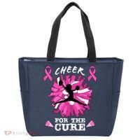 Cheer For The Cure Breast Cancer Awareness Month Cheerleader Tote Bag thumb 0