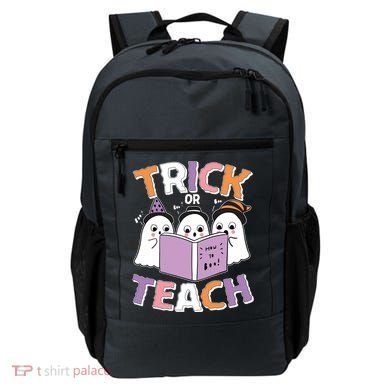Cute Funny Trick Or Teach Reading Ghost Backpack