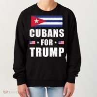 Cubans For Trump Cuban American Patriotic Women's Sweatshirt thumb 0