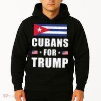 Cubans For Trump Cuban American Patriotic Hoodie thumb 2