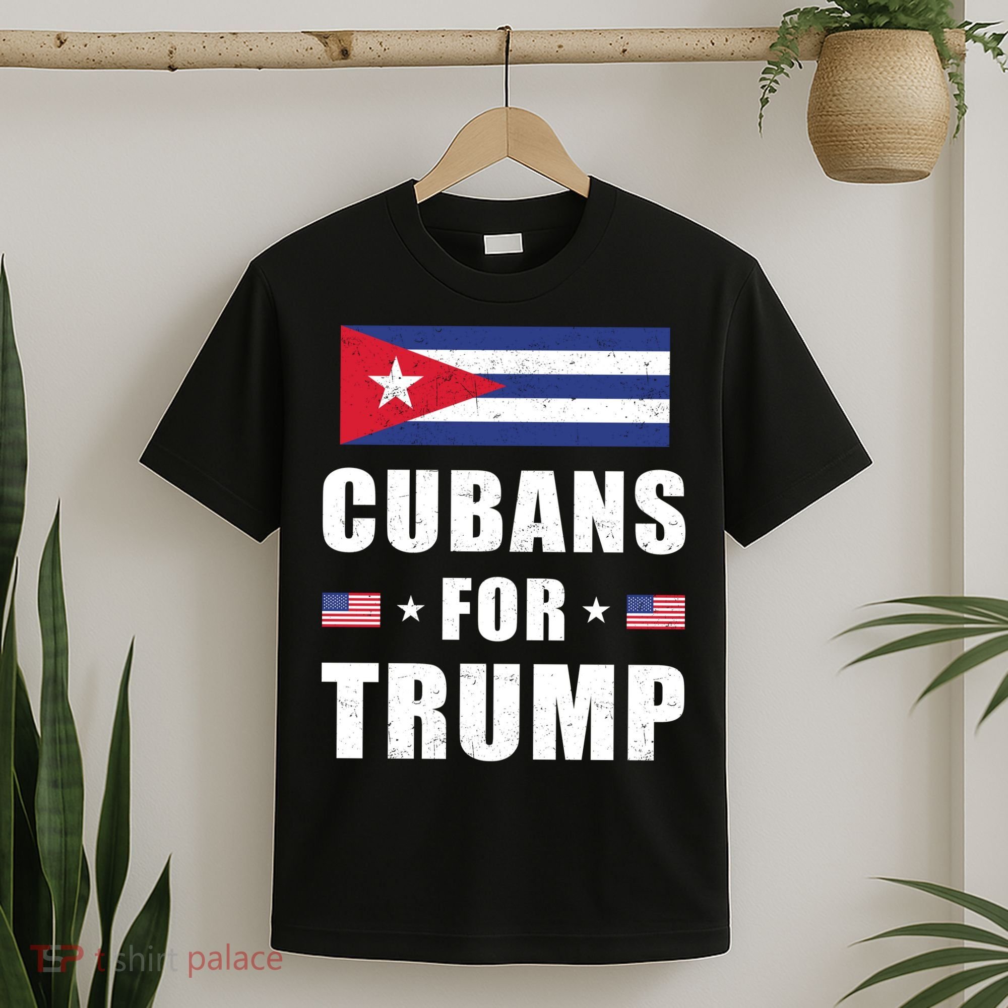 Cubans For Trump Cuban American Patriotic T-Shirt