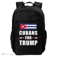 Cubans For Trump Cuban American Patriotic Backpack thumb 0