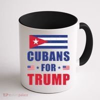 Cubans For Trump Cuban American Patriotic Coffee Mug thumb 1
