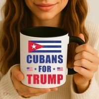 Cubans For Trump Cuban American Patriotic Coffee Mug thumb 3