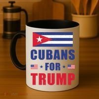 Cubans For Trump Cuban American Patriotic Coffee Mug thumb 4