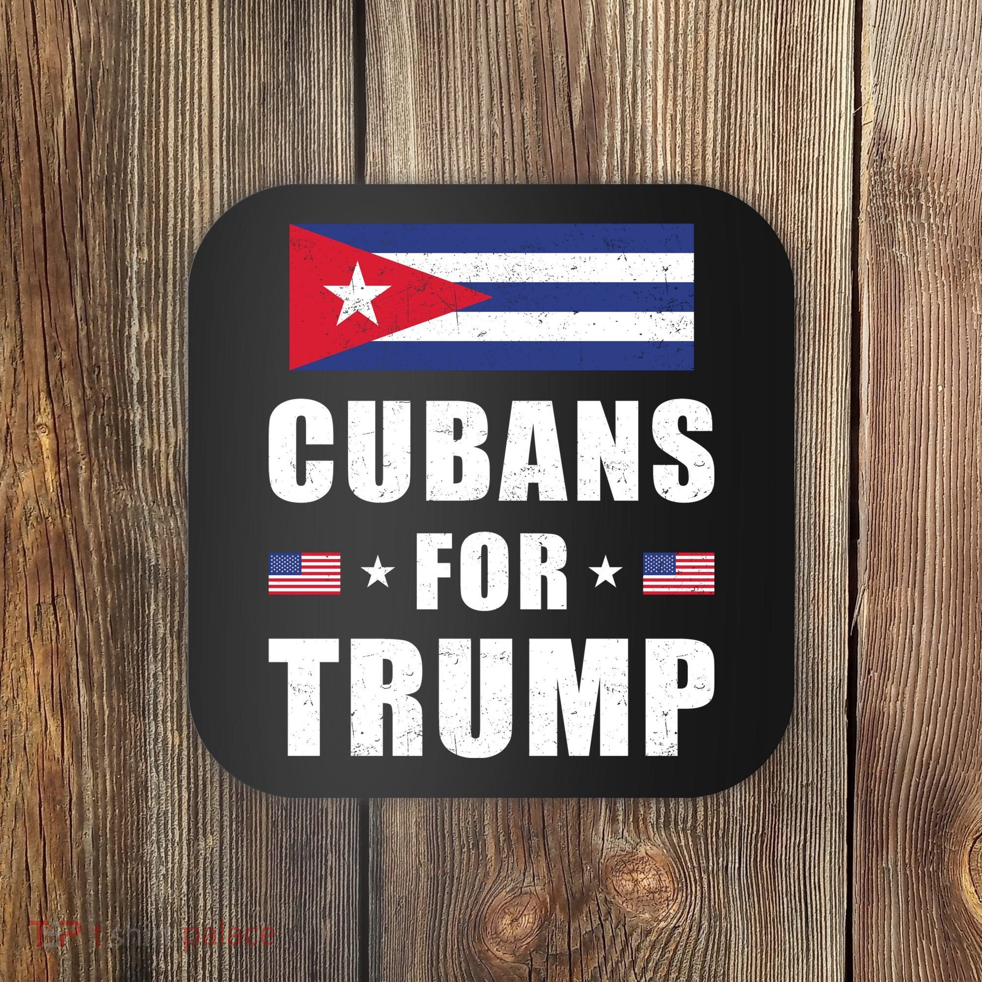 Cubans For Trump Cuban American Patriotic Coaster