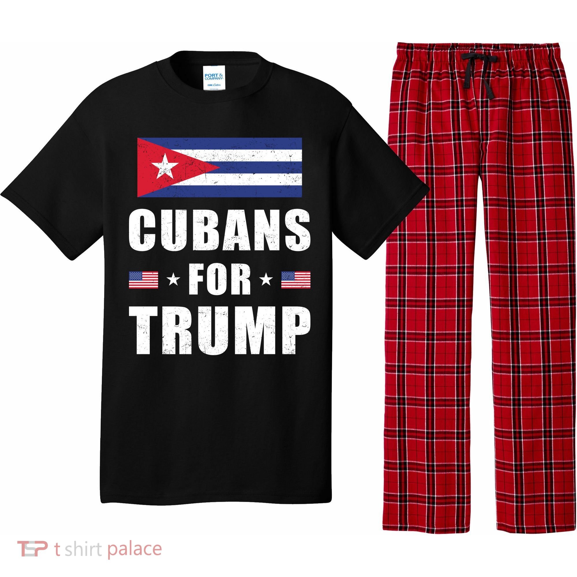 Cubans For Trump Cuban American Patriotic Pajama Set