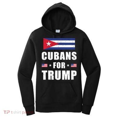 Cubans For Trump Cuban American Patriotic Women's Hoodie