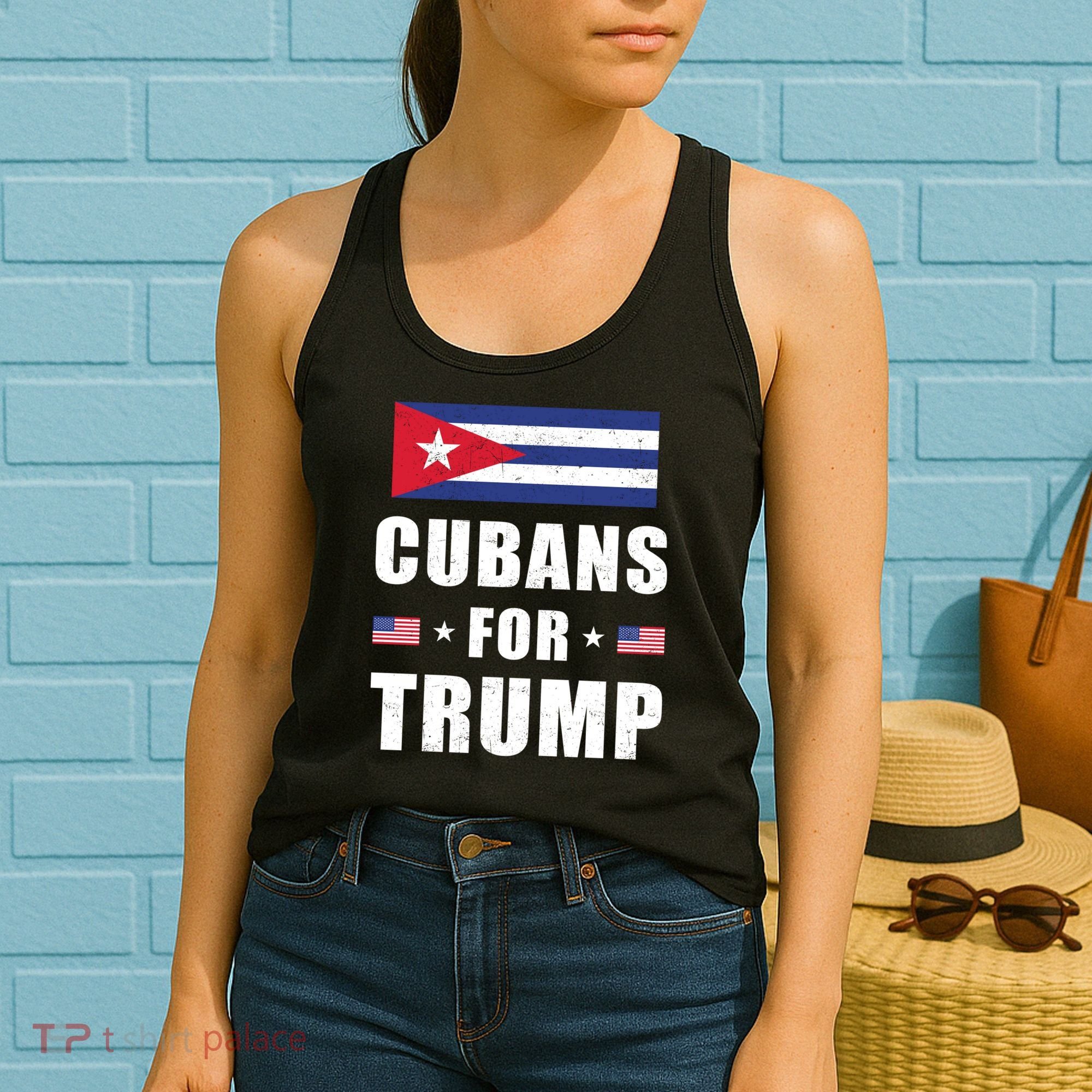 Cubans For Trump Cuban American Patriotic Women's Tank Top