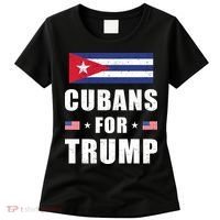 Cubans For Trump Cuban American Patriotic Women's T-Shirt thumb 0