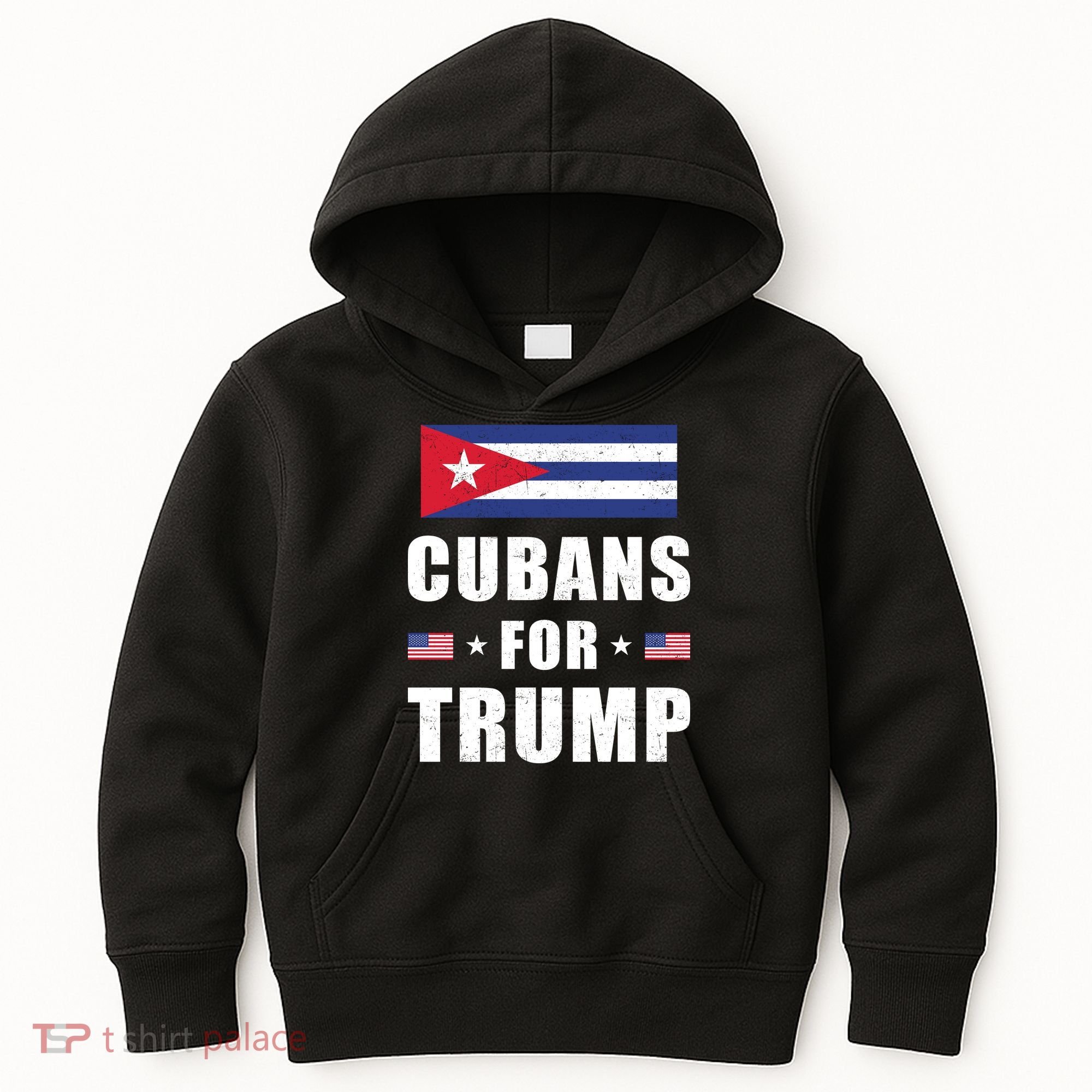 Cubans For Trump Cuban American Patriotic Kids Hoodie