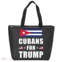 Cubans For Trump Cuban American Patriotic Tote Bag thumb 0