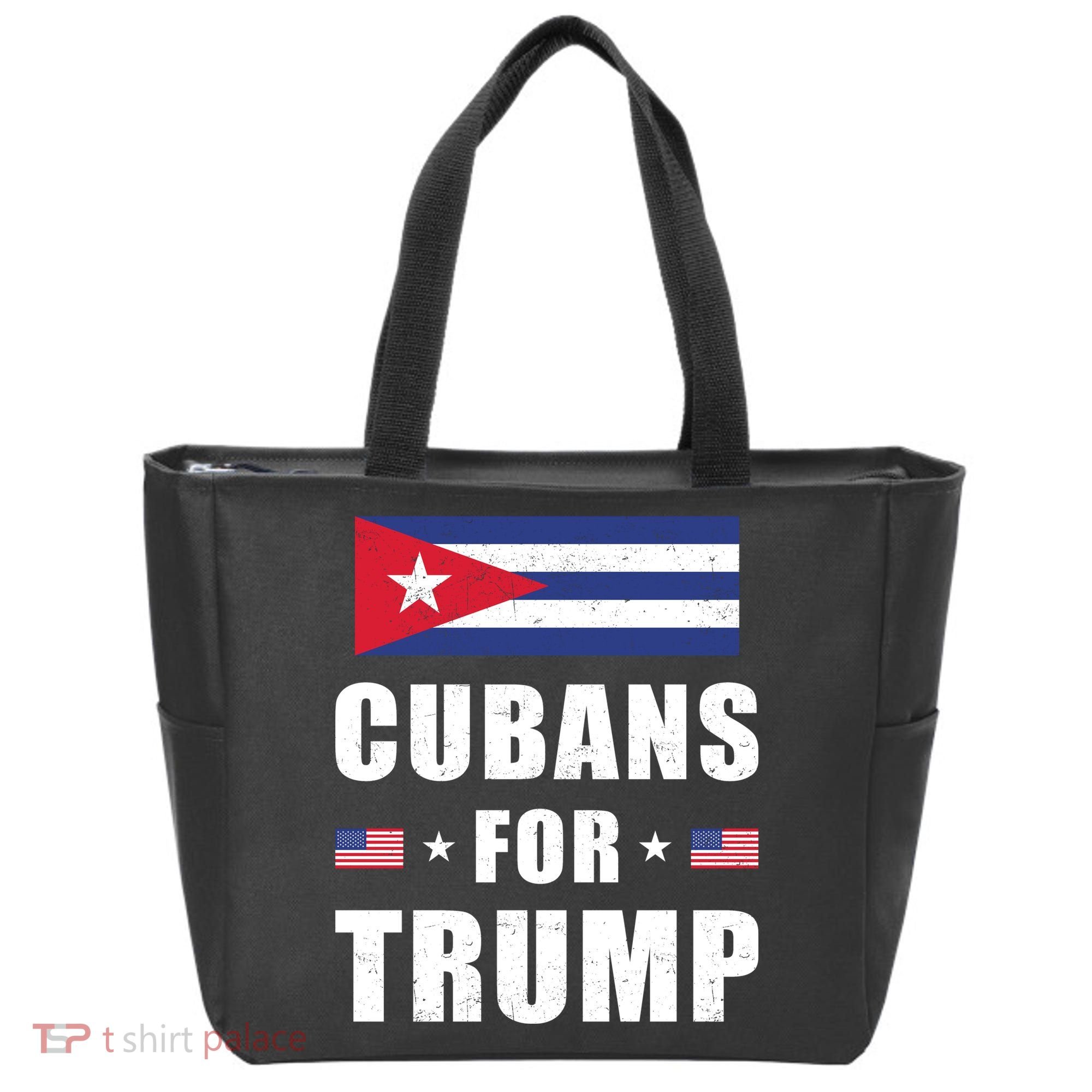 Cubans For Trump Cuban American Patriotic Tote Bag