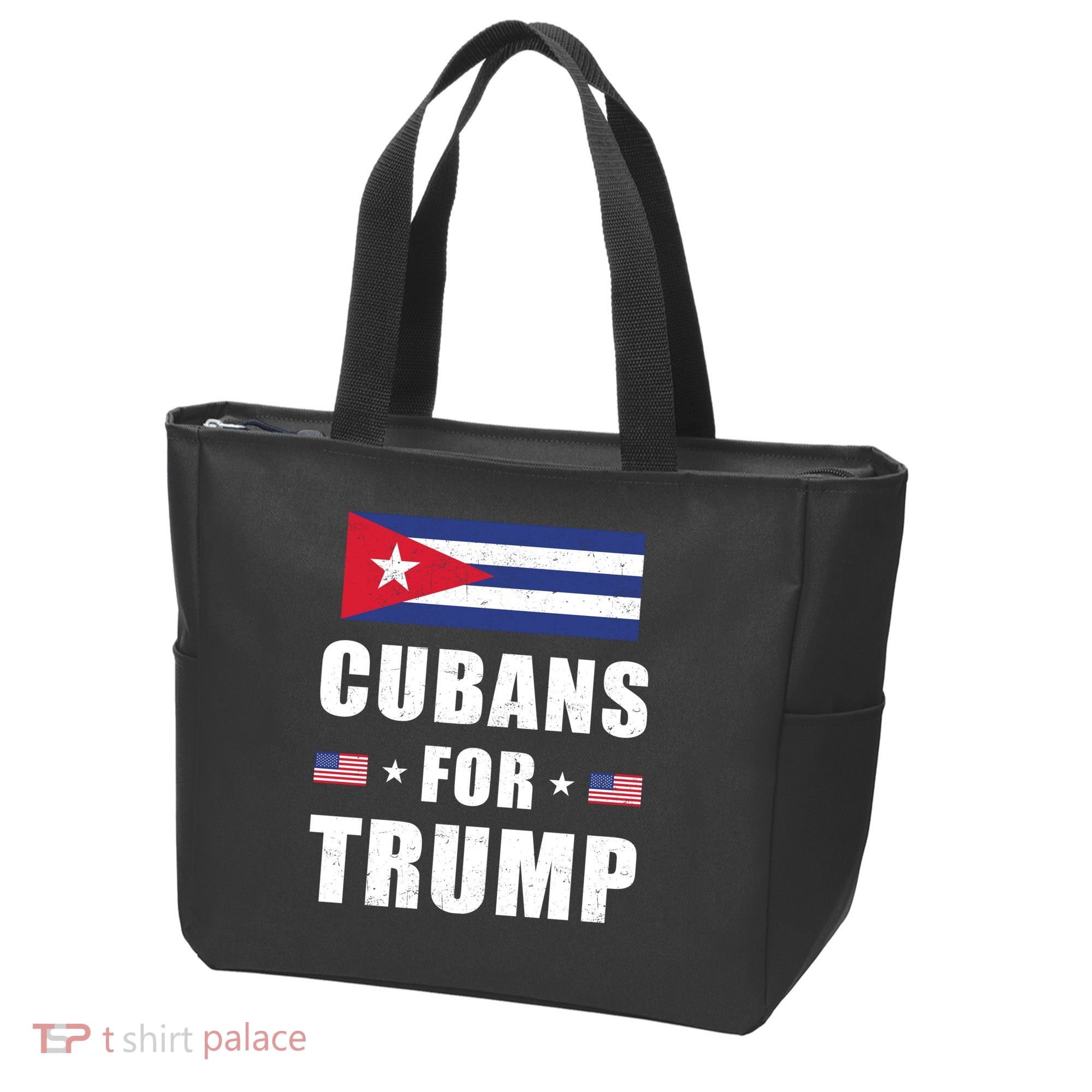 Cubans For Trump Cuban American Patriotic Tote Bag