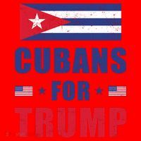 Cubans For Trump Cuban American Patriotic Santa Hat thumb 1