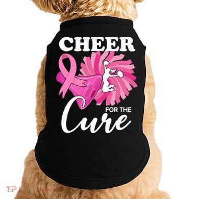 Cheer For The Cure Breast Cancer Awareness Doggie Tank