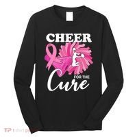 Cheer For The Cure Breast Cancer Awareness Long Sleeve Shirt thumb 0