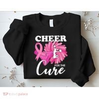 Cheer For The Cure Breast Cancer Awareness Sweatshirt thumb 2
