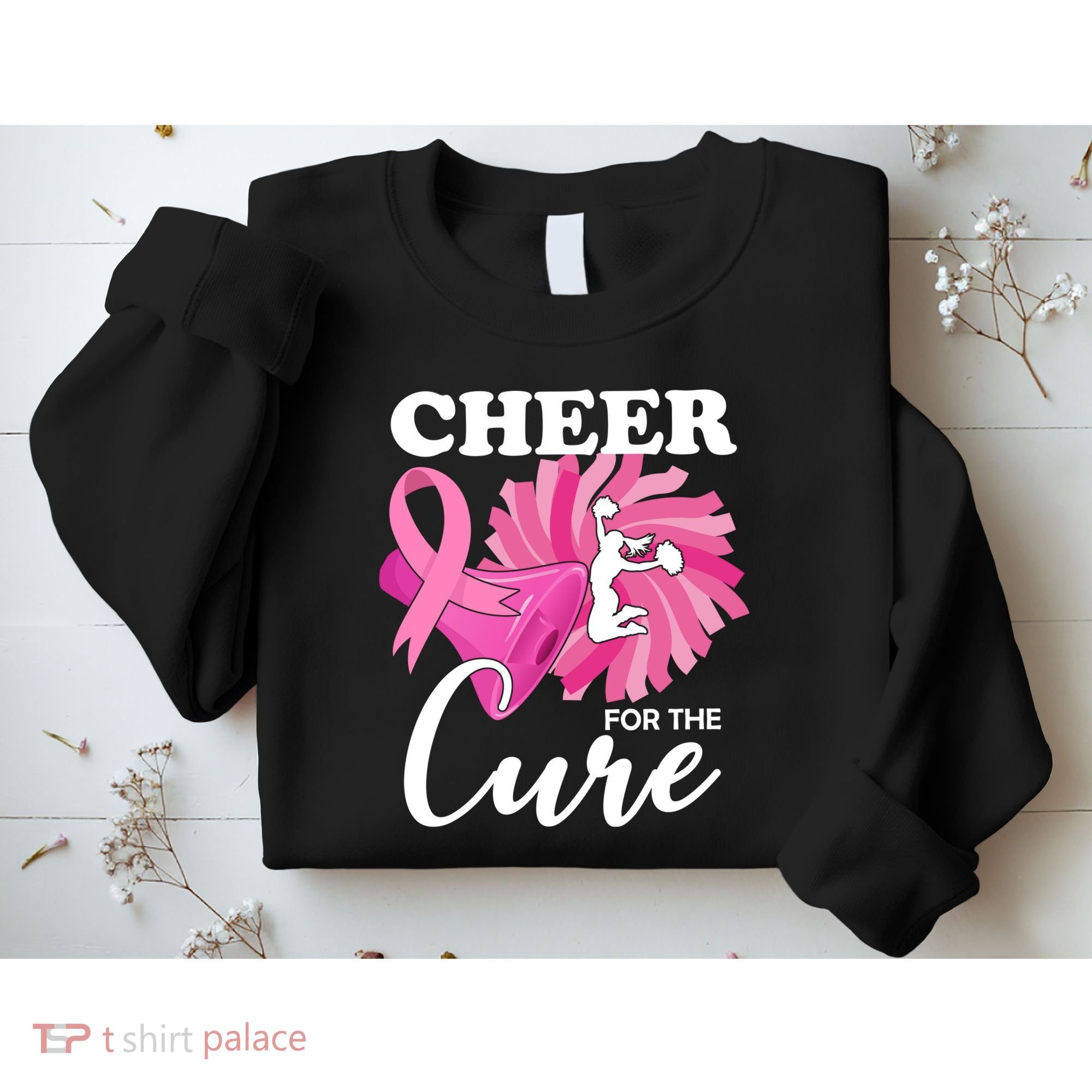 Cheer For The Cure Breast Cancer Awareness Sweatshirt