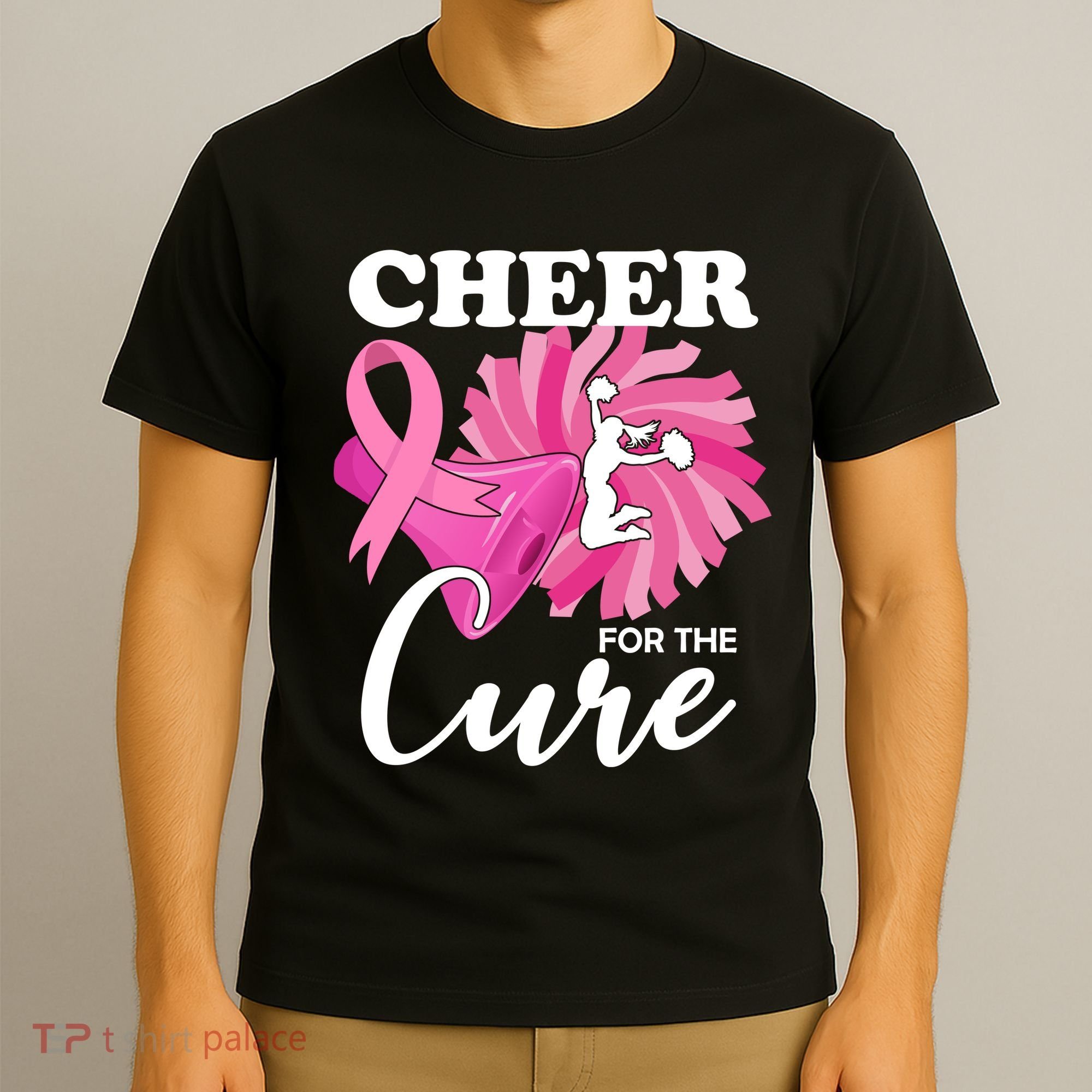 Cheer For The Cure Breast Cancer Awareness T-Shirt