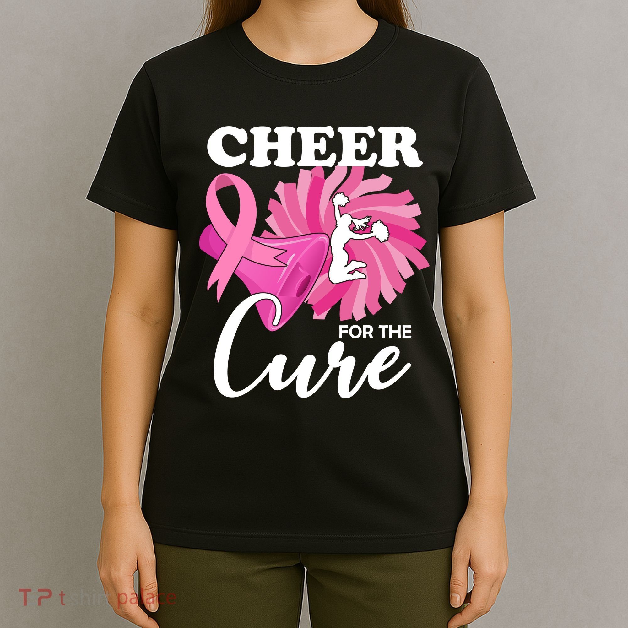 Cheer For The Cure Breast Cancer Awareness T-Shirt