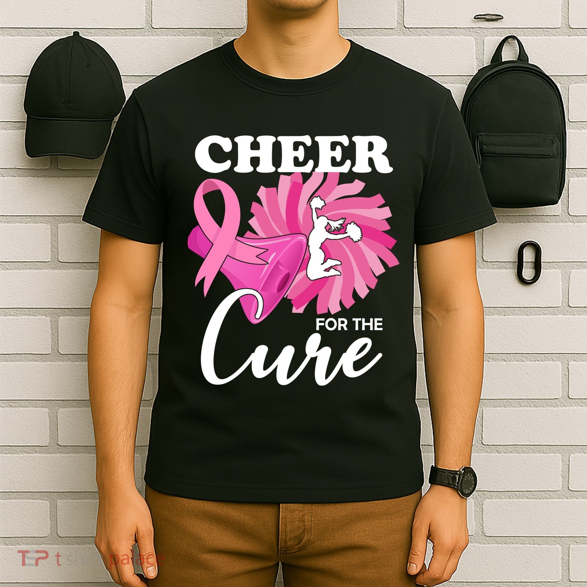 Cheer For The Cure Breast Cancer Awareness T-Shirt