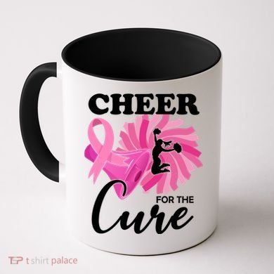 Cheer For The Cure Breast Cancer Awareness Coffee Mug
