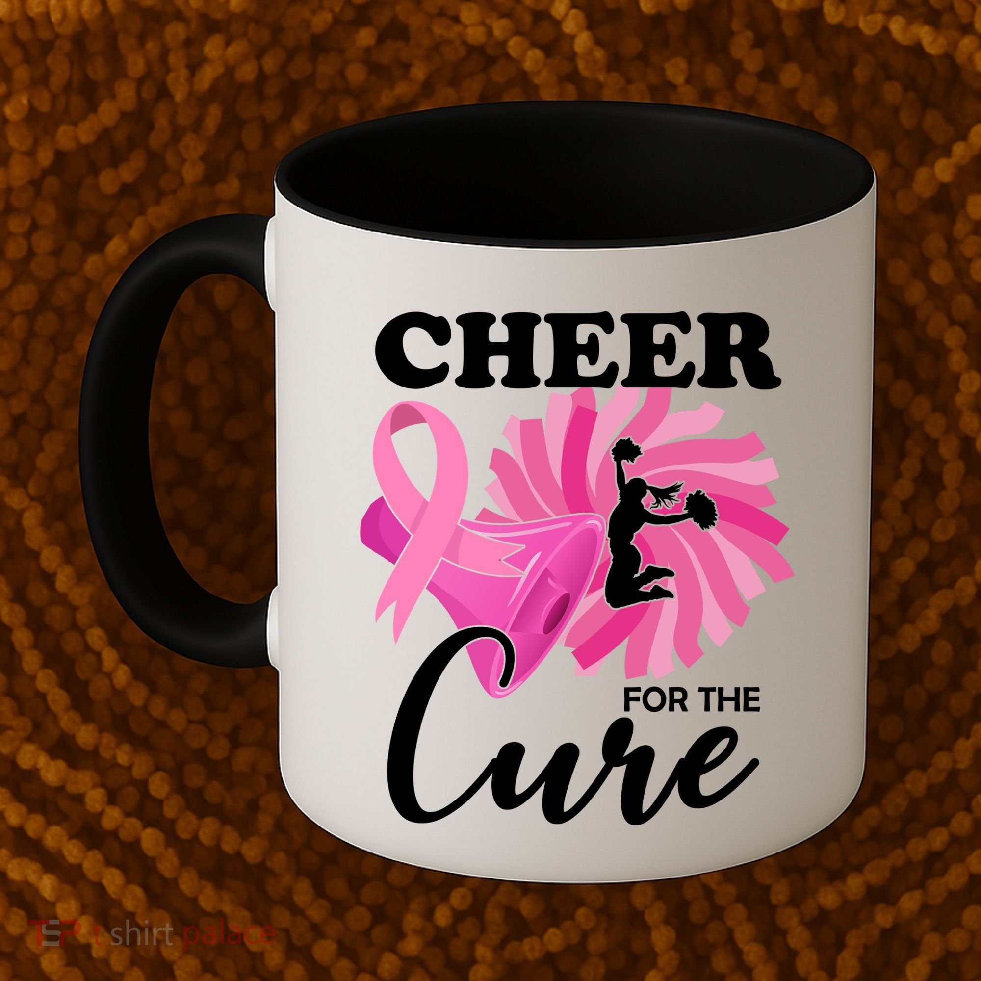Cheer For The Cure Breast Cancer Awareness Coffee Mug