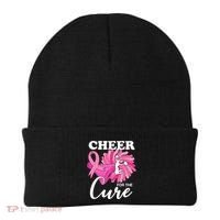 Cheer For The Cure Breast Cancer Awareness Beanie thumb 0