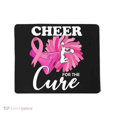 Cheer For The Cure Breast Cancer Awareness Mousepad