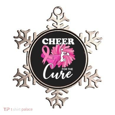 Cheer For The Cure Breast Cancer Awareness Ornament