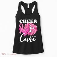 Cheer For The Cure Breast Cancer Awareness Women's Tank Top thumb 0