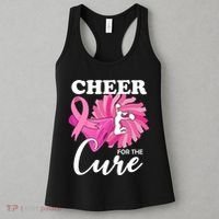 Cheer For The Cure Breast Cancer Awareness Women's Tank Top thumb 3