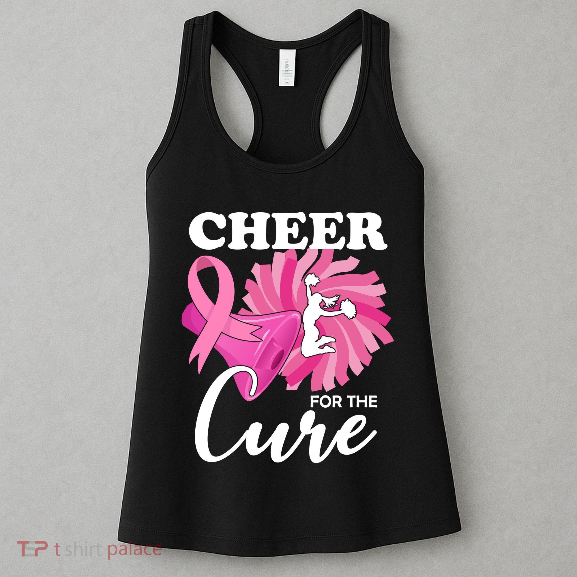Cheer For The Cure Breast Cancer Awareness Women's Tank Top