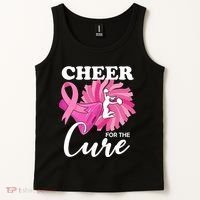 Cheer For The Cure Breast Cancer Awareness Tank Top thumb 2