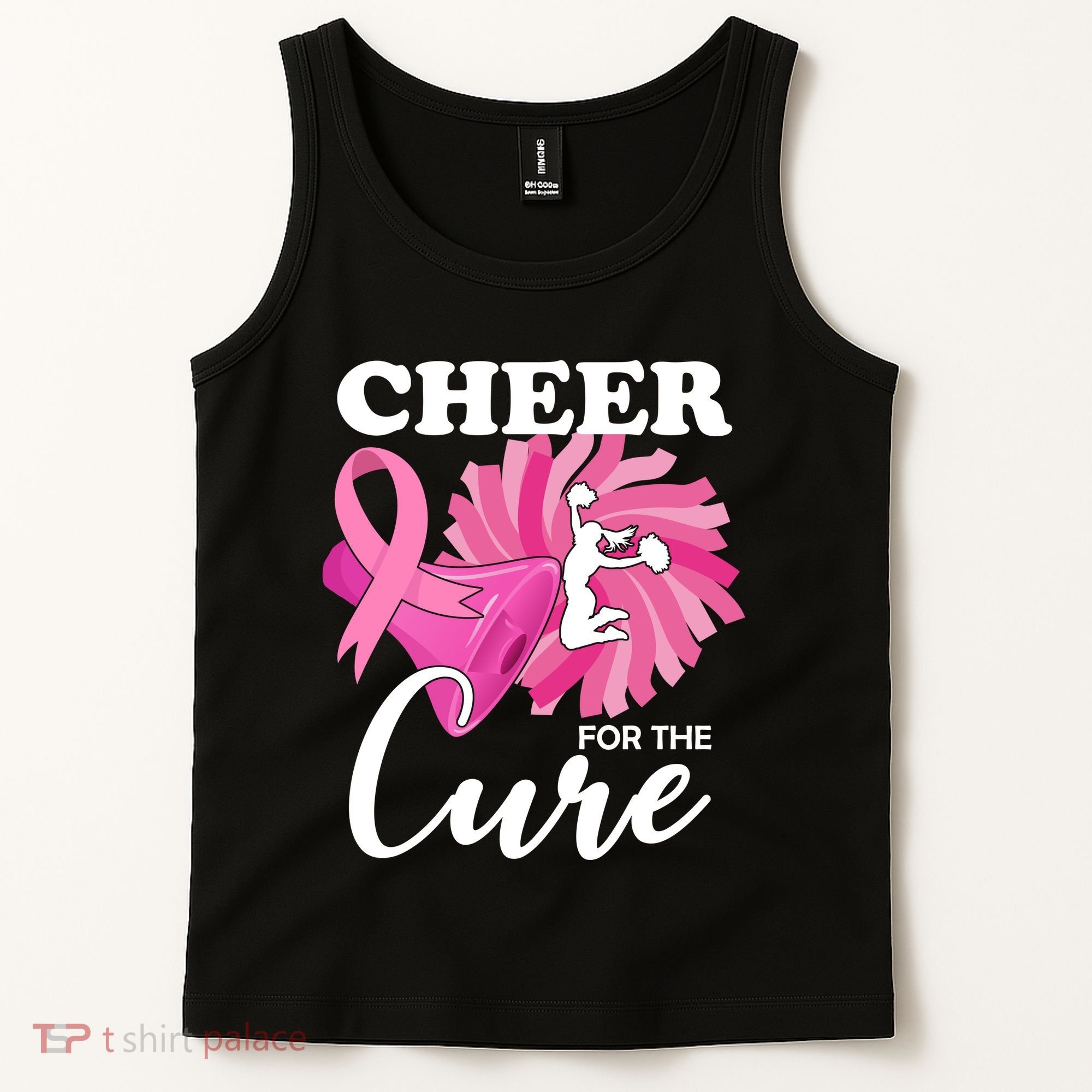 Cheer For The Cure Breast Cancer Awareness Tank Top