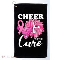 Cheer For The Cure Breast Cancer Awareness Golf Towel thumb 0