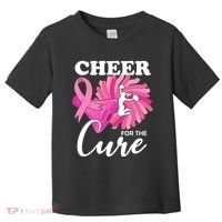 Cheer For The Cure Breast Cancer Awareness Toddler T-Shirt thumb 0