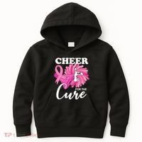 Cheer For The Cure Breast Cancer Awareness Kids Hoodie thumb 0