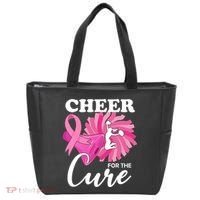 Cheer For The Cure Breast Cancer Awareness Tote Bag thumb 0