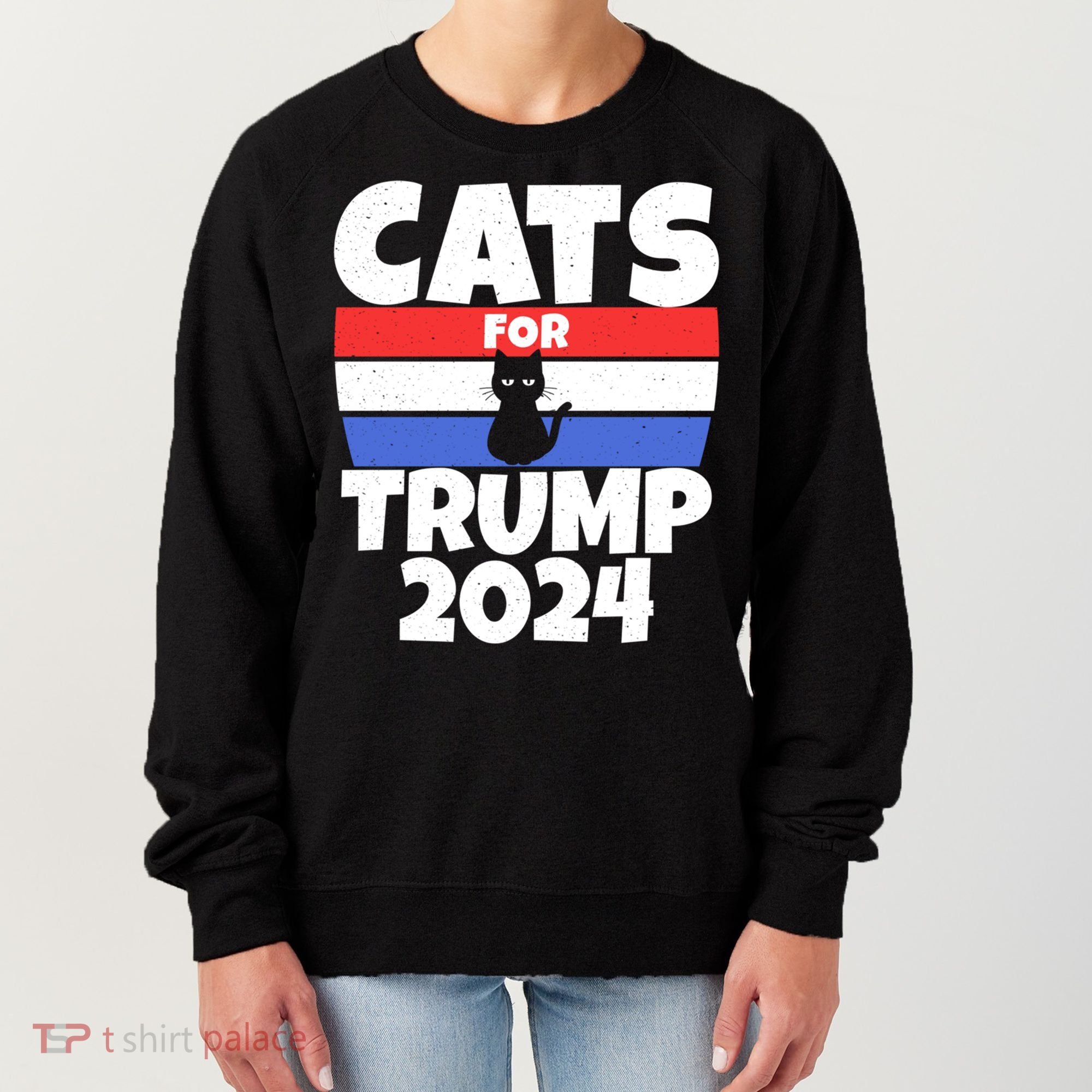 Cats For Trump 2024 Women's Sweatshirt