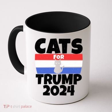 Cats For Trump 2024 Coffee Mug