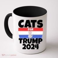 Cats For Trump 2024 Coffee Mug thumb 0