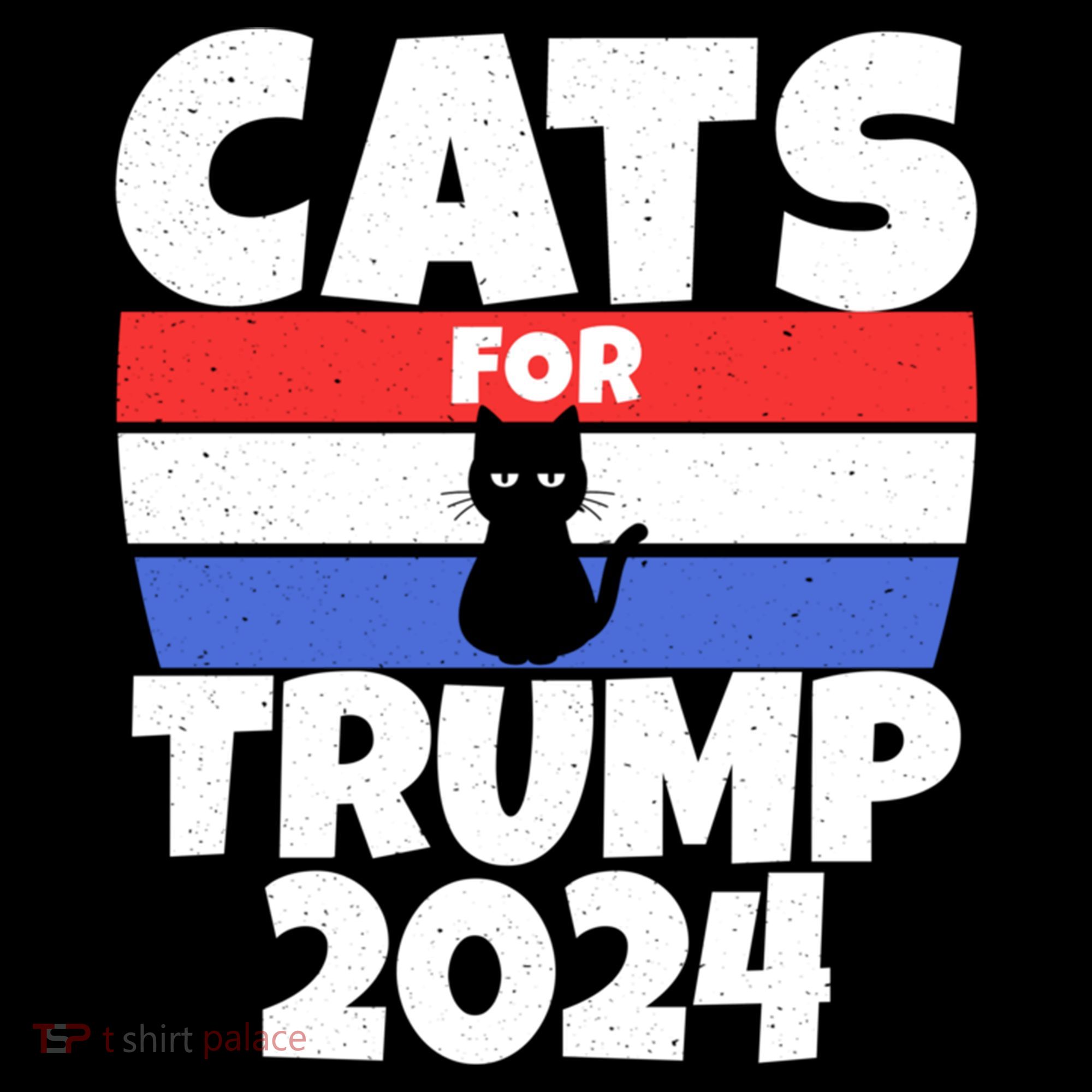 Cats For Trump 2024 Women's Hoodie