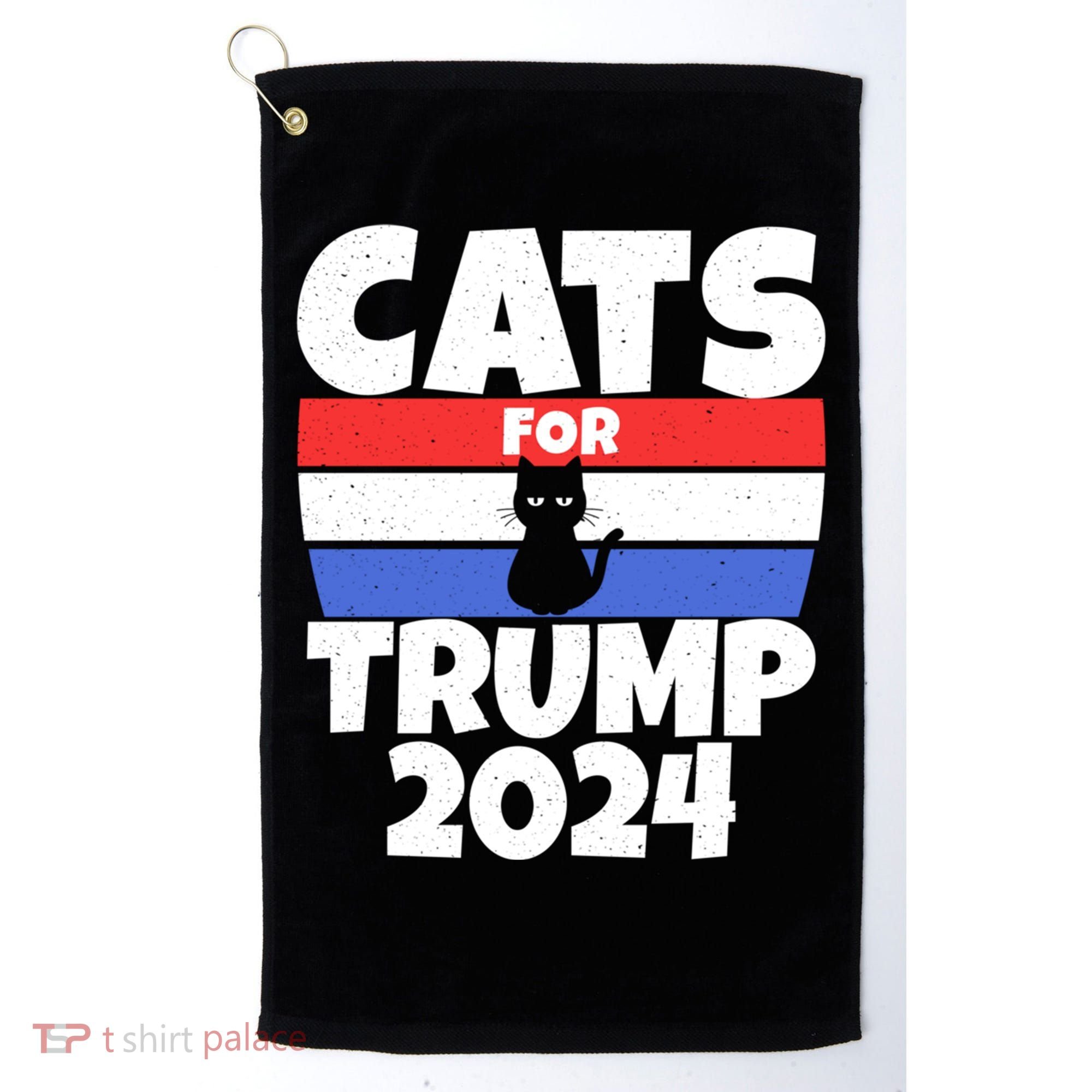 Cats For Trump 2024 Golf Towel