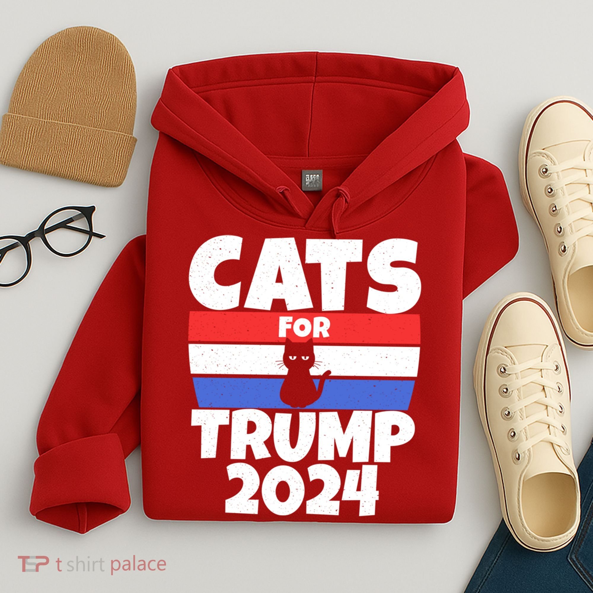 Cats For Trump 2024 Hoodie